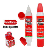 COLA BLANCA 35G FIXO CON APLICADOR DOBLE | 12 UNIDADES | (GRAFOPLAS)